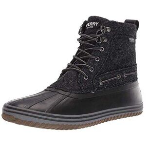 Sperry Top-Sider Huntington Duck Boot Men's Sizes $120 Black/Wool